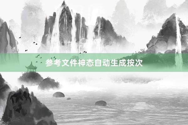 参考文件神态自动生成按次